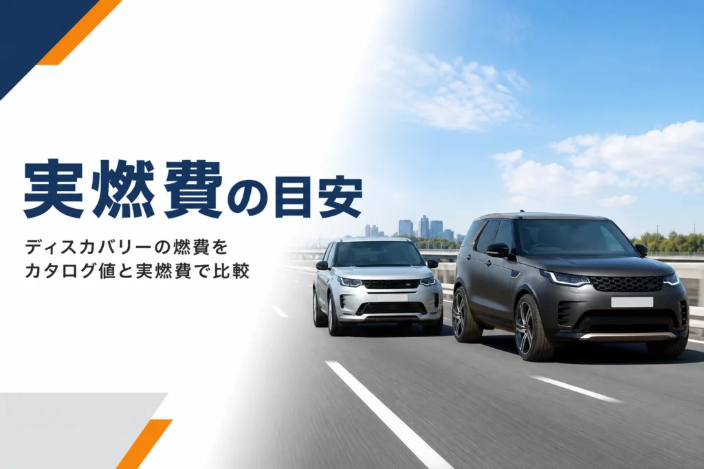 高速道路を並んで走る大きさの違う2台のSUV