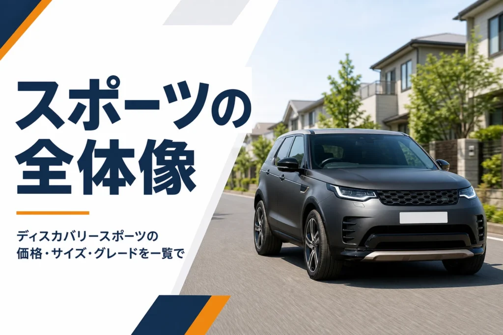 郊外の道を走るコンパクトな高級SUV