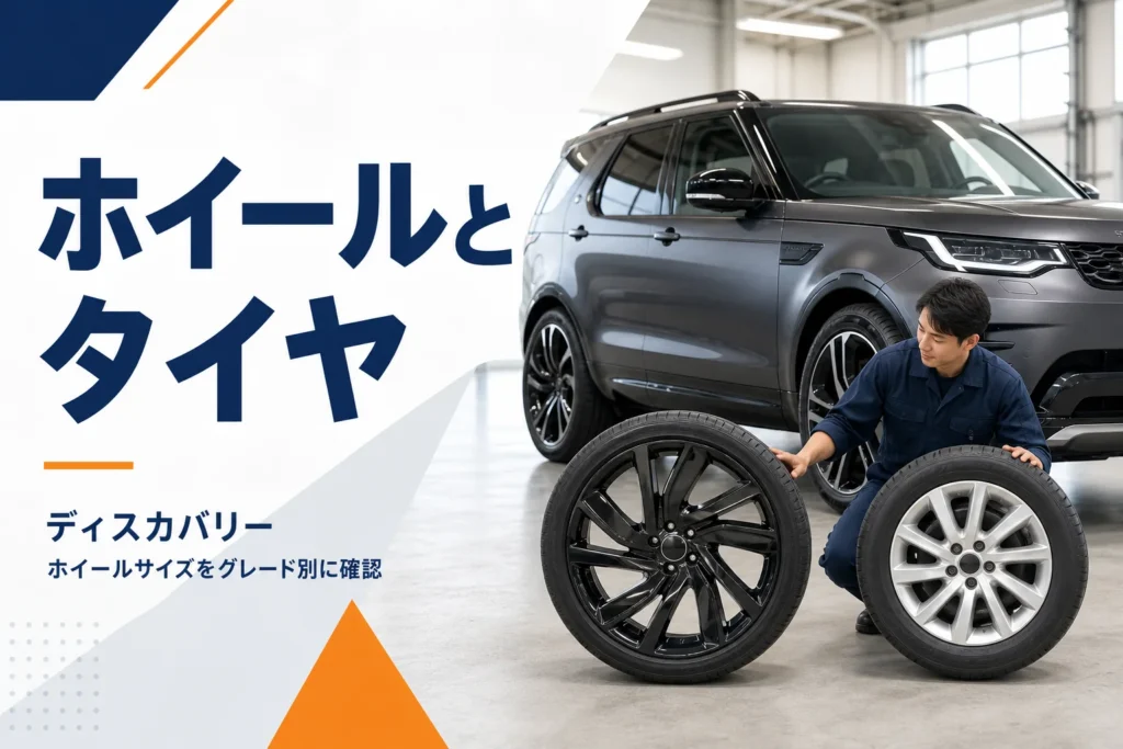 大きさの違う2種類のSUV用ホイール