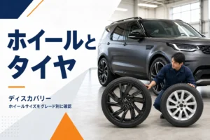 大きさの違う2種類のSUV用ホイール